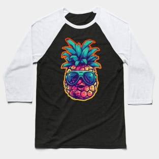 Hipster Pineapple Baseball T-Shirt